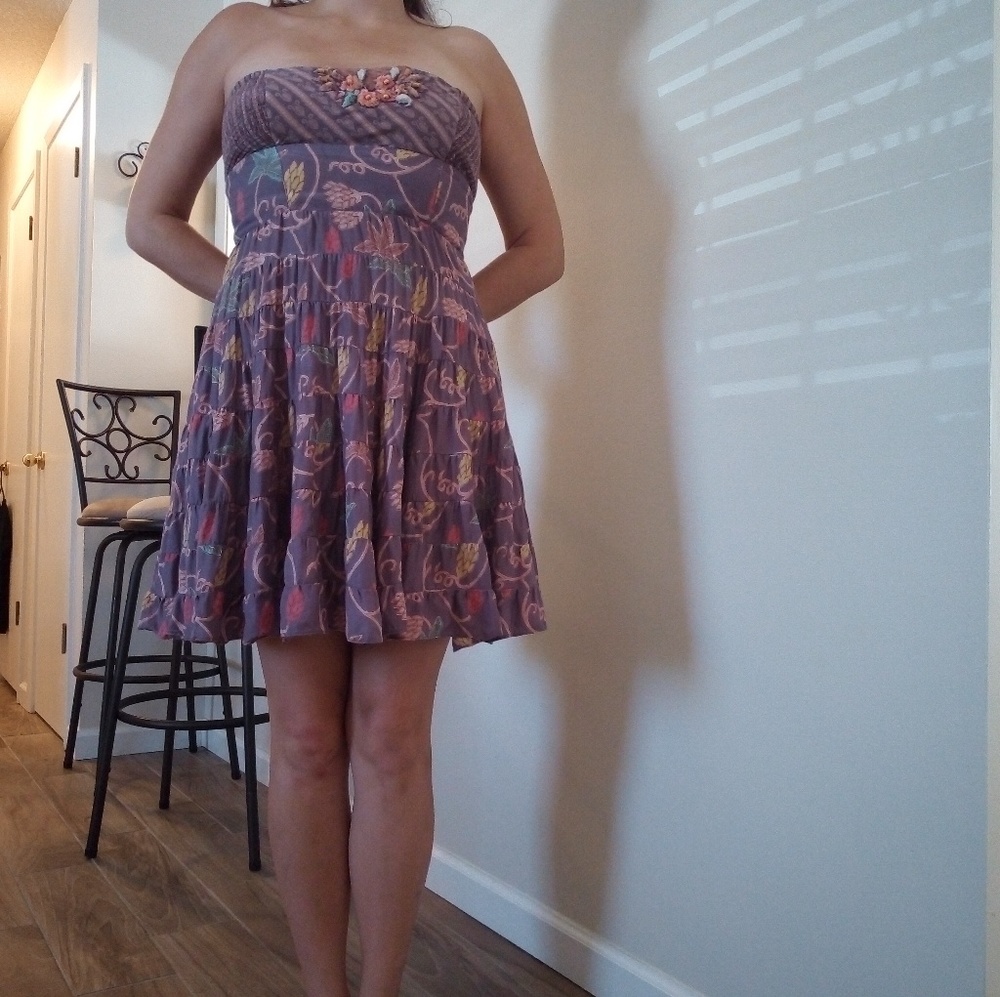 Free People Floral Minidress